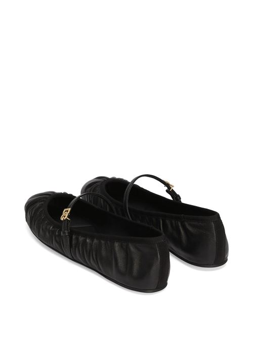 Leather ballerinas DOLCE&GABBANA | CB0257AD1378B956